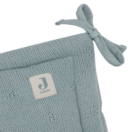 Jollein Box paracolpi in maglia verde mare 180 X 30 cm