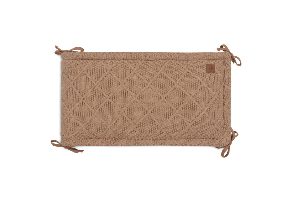 Jollein Box paraurti Check Knit Biscuit 180 X 30 cm