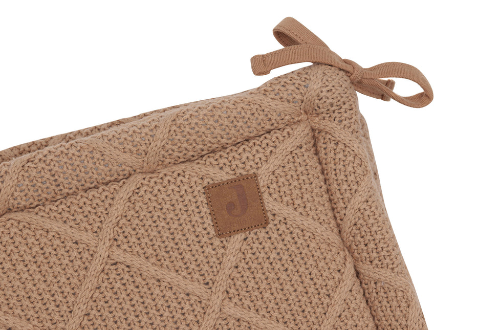 Jollein Box paraurti Check Knit Biscuit 180 X 30 cm