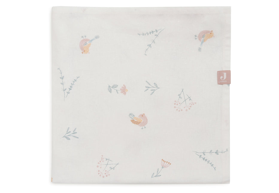 Lenzuolo per culla Jollein Lovely Birds 75X100Cm