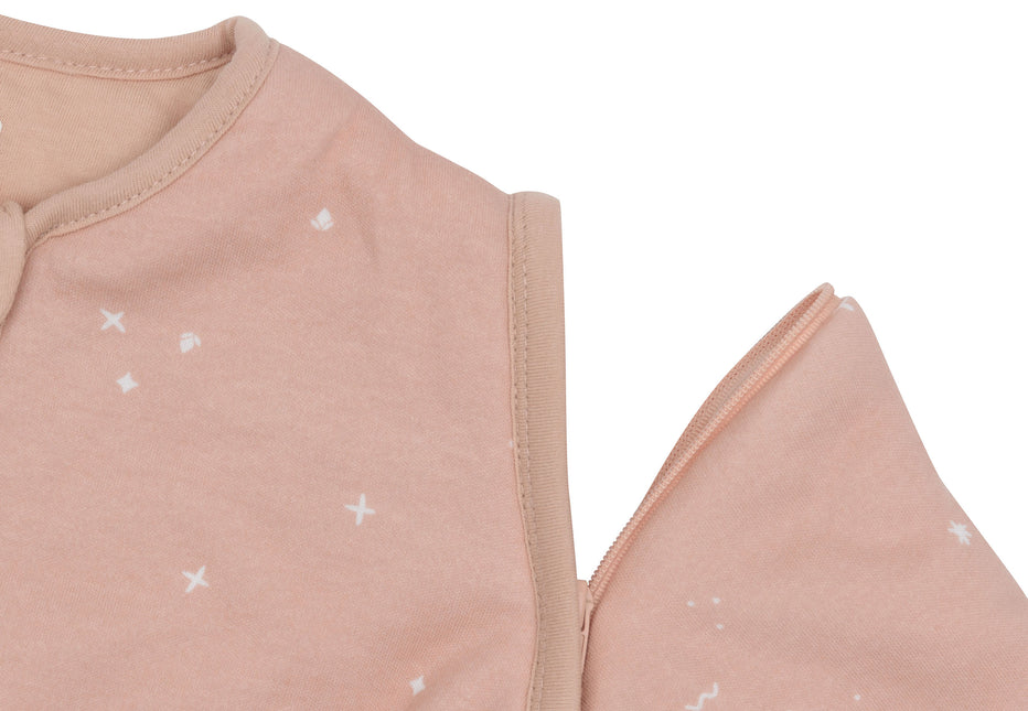 Jollein Sacco nanna per bambini con manica staccabile Twinkling Wild Rose