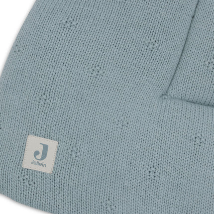 Jollein Boxcloth Cosy Knit Sea Green 75 X 95 cm