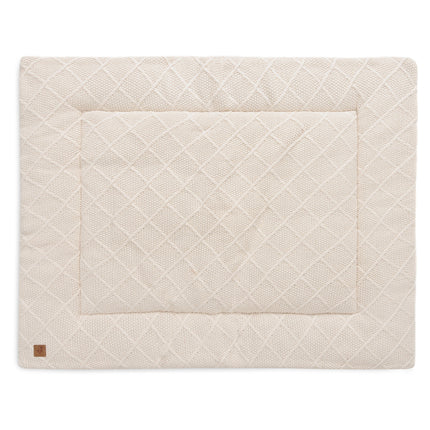 Jollein Box Blanket Check Knit Oatmeal 75 X 95 cm