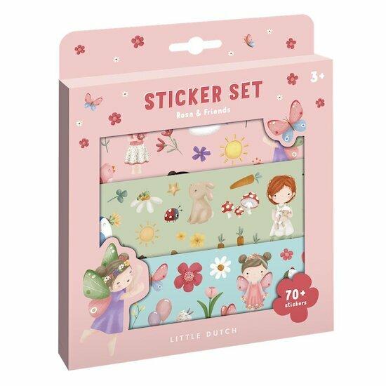 Little Dutch Sticker Box Rosa e Amici