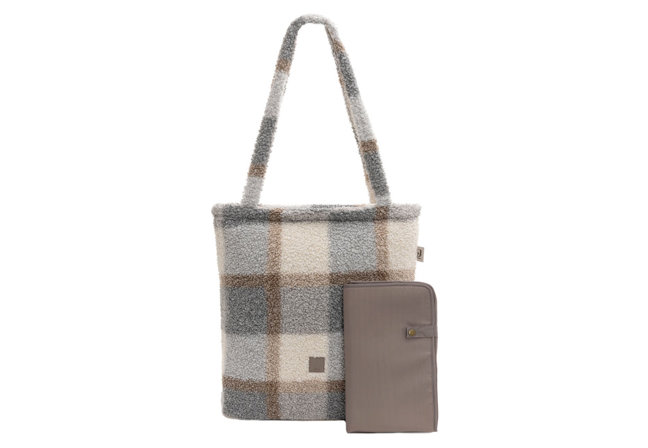 Borsa per pannolini Jollein Shopper Check Boucle