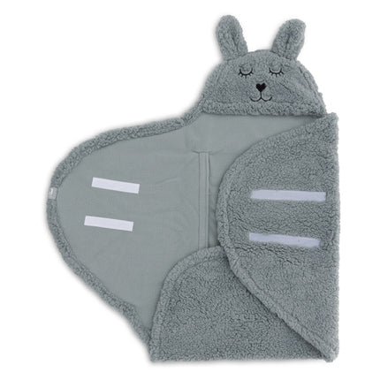 Coperta Jollein Baby Bunny Verde Mare