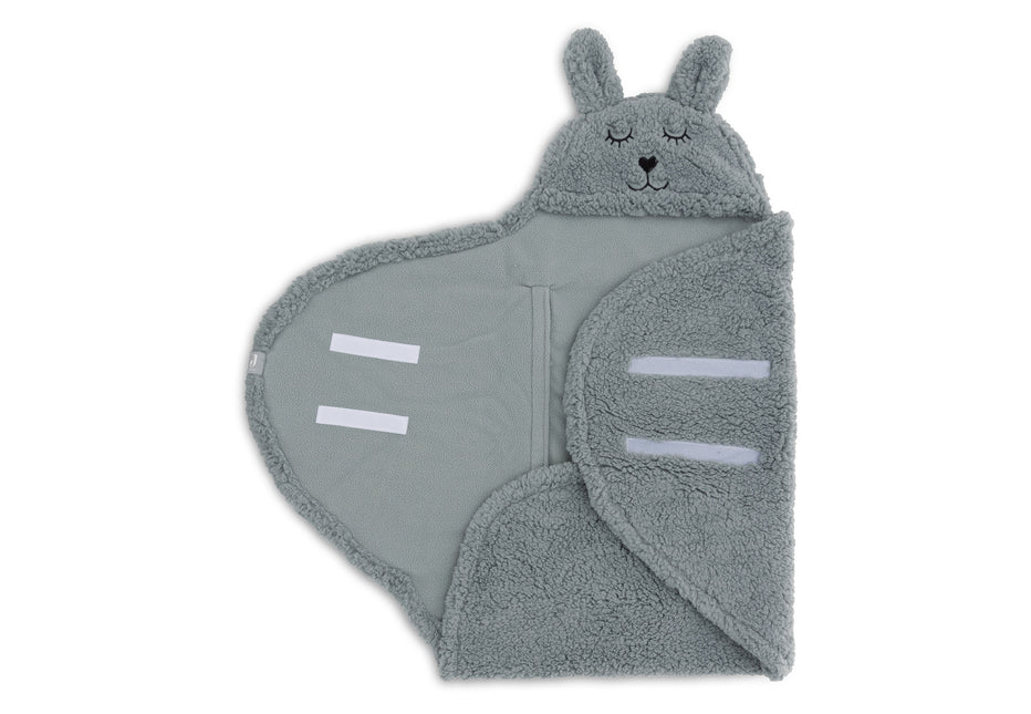 Coperta Jollein Baby Bunny Verde Mare