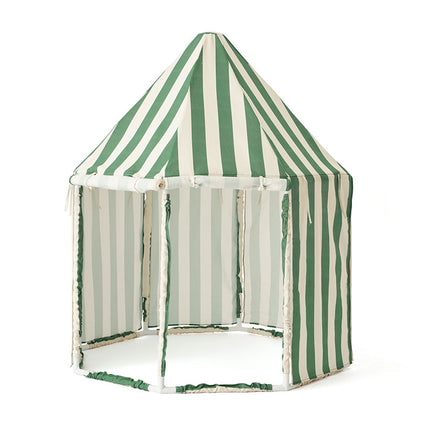 Tenda da gioco Concept per bambini, verde a strisce