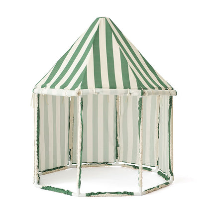 Tenda da gioco Concept per bambini, verde a strisce