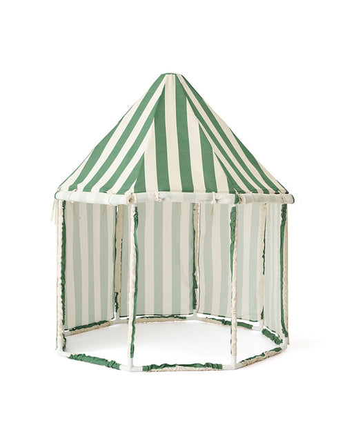 Tenda da gioco Concept per bambini, verde a strisce