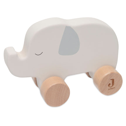 Elefante di legno su ruote Jollein Jungle Jambo