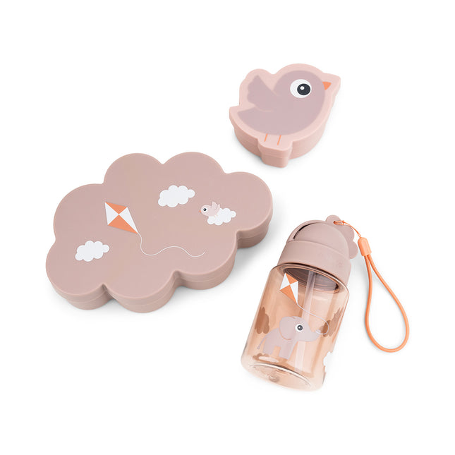 Done by Deer Set stoviglie per bambini Playgrond Powder 3 pezzi