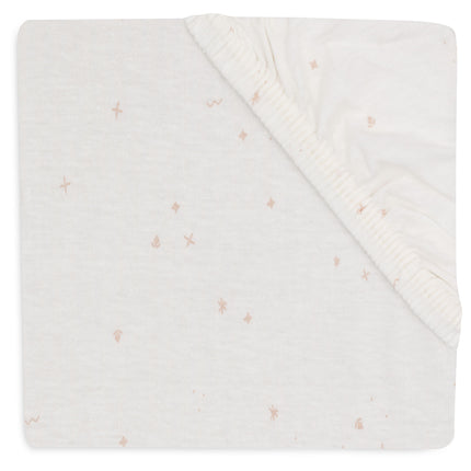 Jollein Lenzuolo a pieghe Jersey Twinkling Wild Rose 40/50 X 80/90 Cm