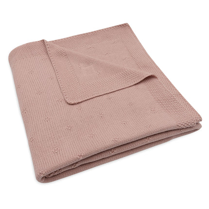 Jollein Coperta da letto a maglia leggera Wild Rose 100 X 150 cm