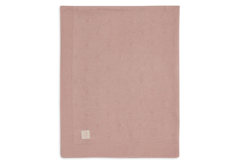 Jollein Coperta da letto a maglia leggera Wild Rose 100 X 150 cm