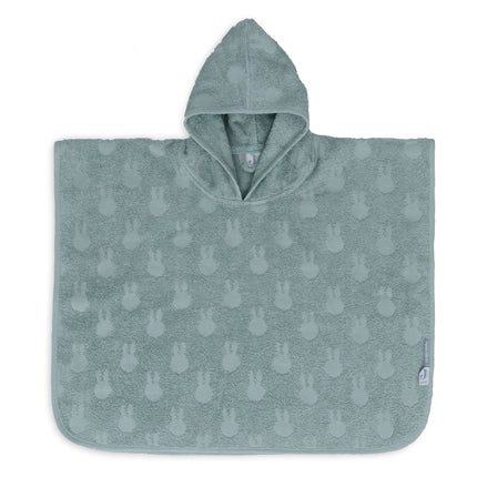 Jollein Bathponcho Miffy Jacquard Verde mare