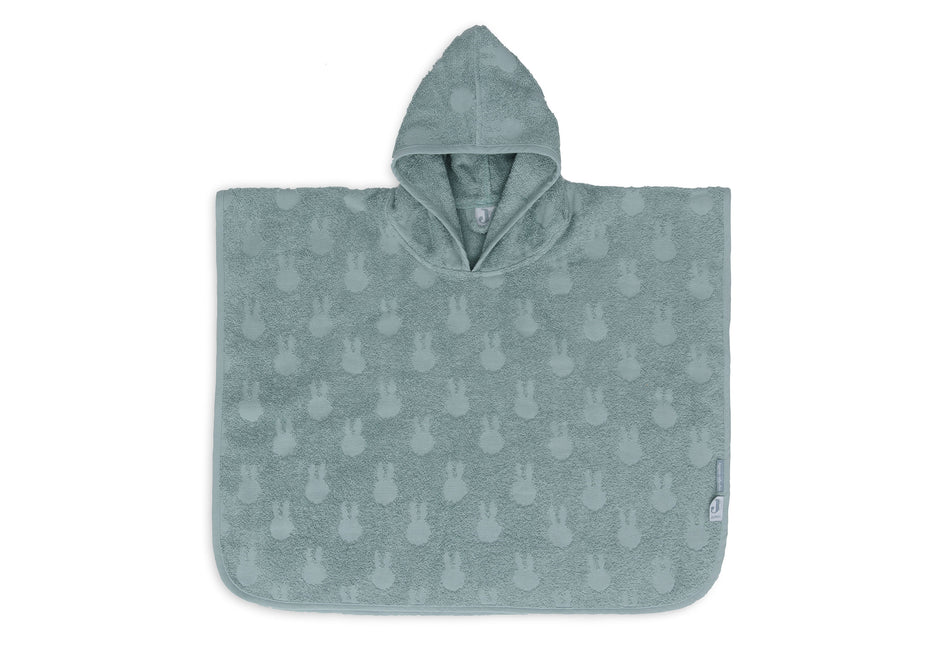 Jollein Bathponcho Terry Miffy Jacquard Verde mare