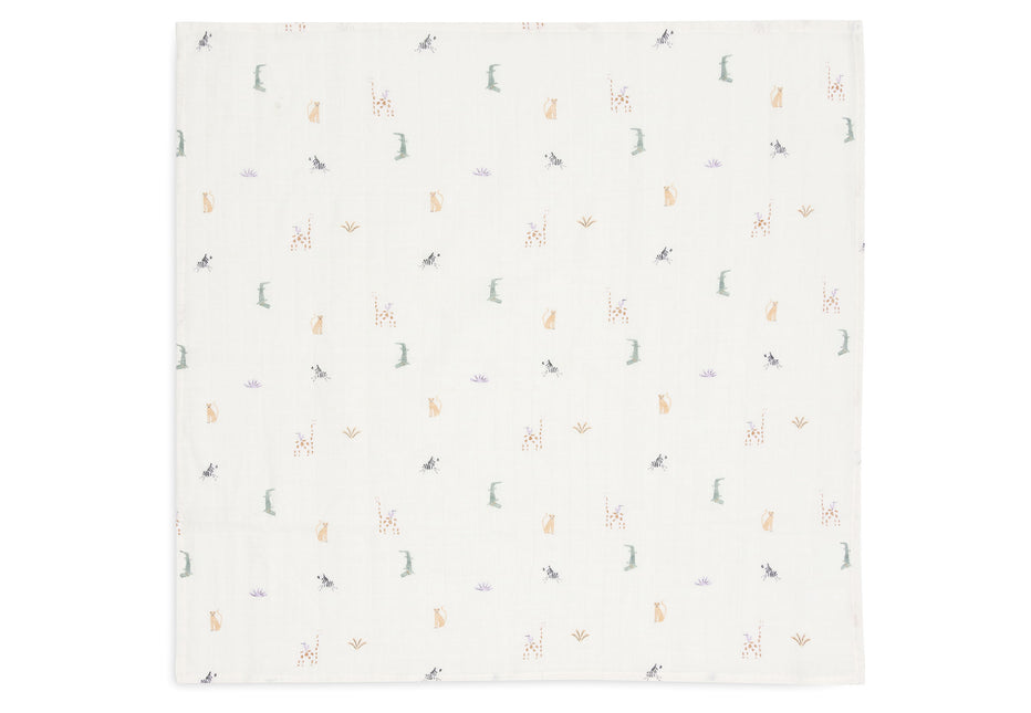 Jollein Panno idrofilo Jungle Jambo 70 X 70 cm 3 pezzi