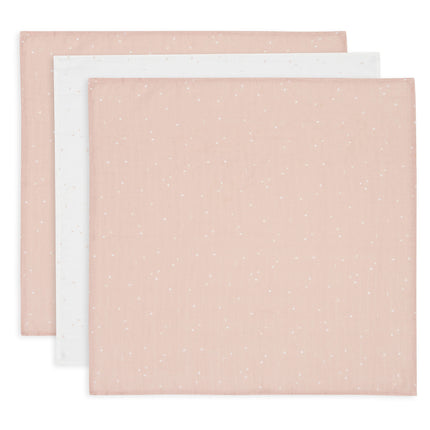 Jollein Panno idrofilo Twinkling Wild Rose 70 X 70 cm 3 pezzi