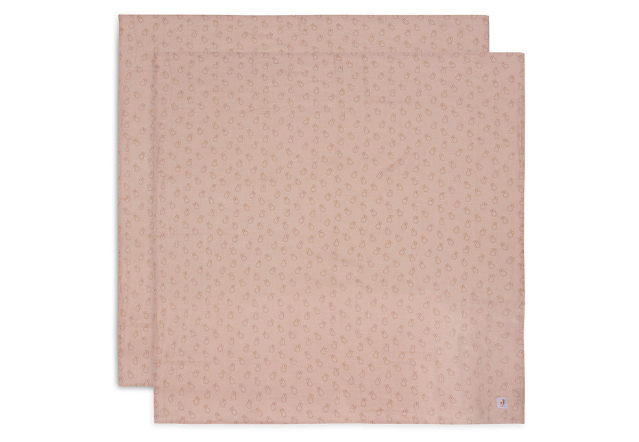 Jollein Panno Idrofilo Miffy Silhouettes Wild Rose 115 X 115 Cm 2 pezzi