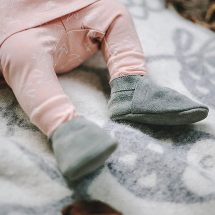 Baby Dutch Babyshoes Uni Grigio camoscio