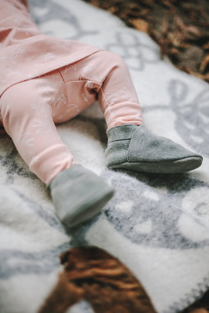 Baby Dutch Babyshoes Uni Grigio camoscio