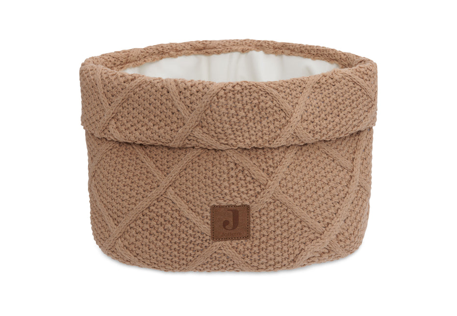 Jollein Commodity basket Check Knit Biscuit