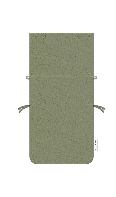 Meyco Parapiedi Teddy Verde Oliva 40X82cm