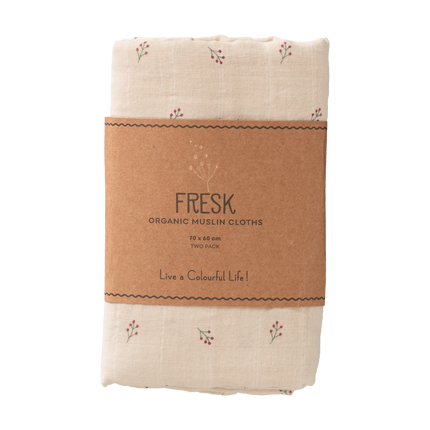 Fresk Swaddle set 2 pezzi. 70x60 cm Bacche