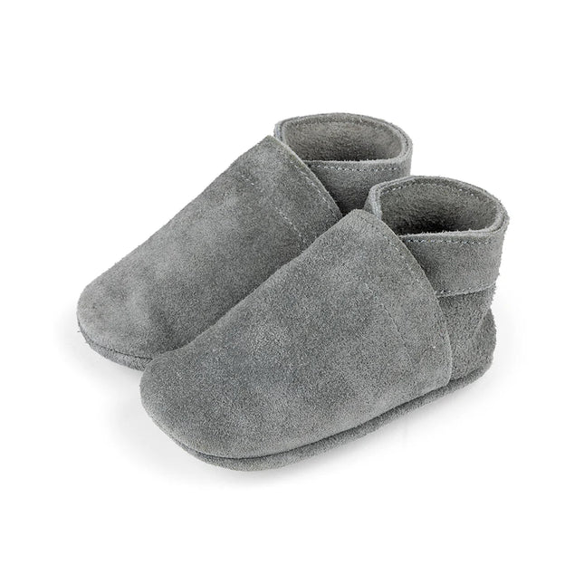 Baby Dutch Babyshoes Uni Grigio camoscio