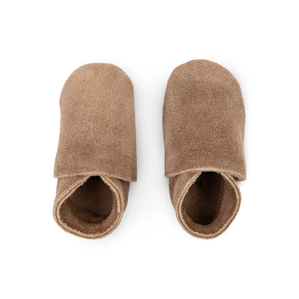 Baby Dutch Babyshoes Uni Kaki Marrone scamosciato