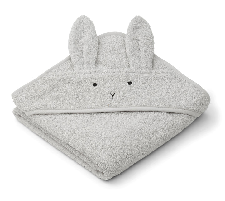 Liewood Asciugamano da bagno Baby Albert Rabbit Dumbo Grigio