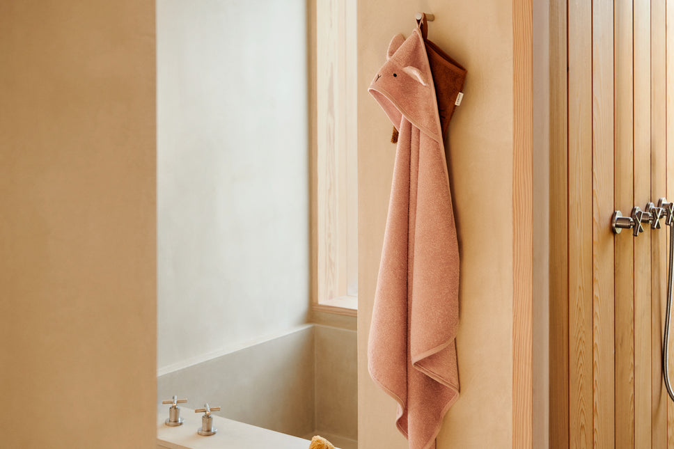 Liewood Asciugamano da bagno Baby Albert Rabbit Rose