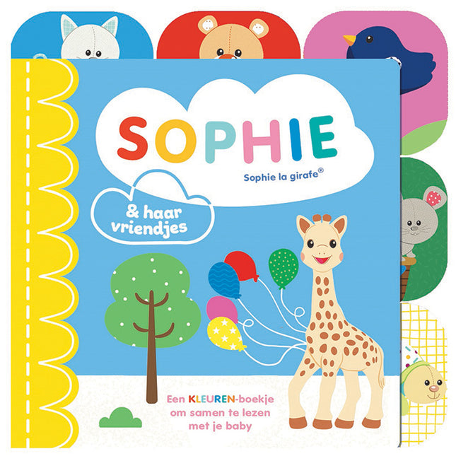 Sophie la Giraffa libro di cartone Sophie e i suoi amici