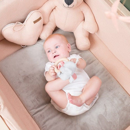 Baby's Only Boxkleed Classic Stonegreen 80x100cm - Baby's Only - Babywinkel - 8719075020494