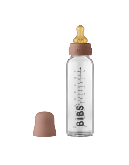 BIBS Babyfles Glas 225ml Woodchuck - BIBS - Babywinkel - 5713795238712