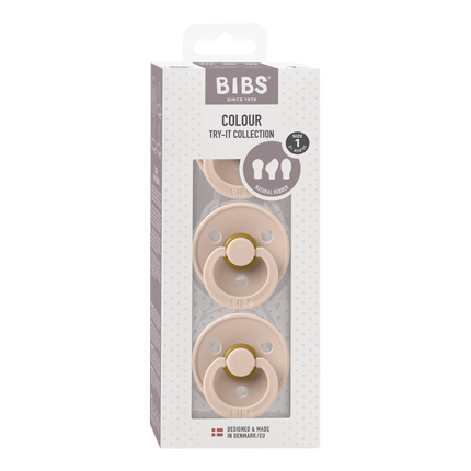 Tettarella BIBS Taglia 1 Scatola di prova Blush