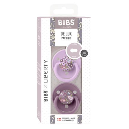 BIBS Teat Liberty De Lux Mauve 2St