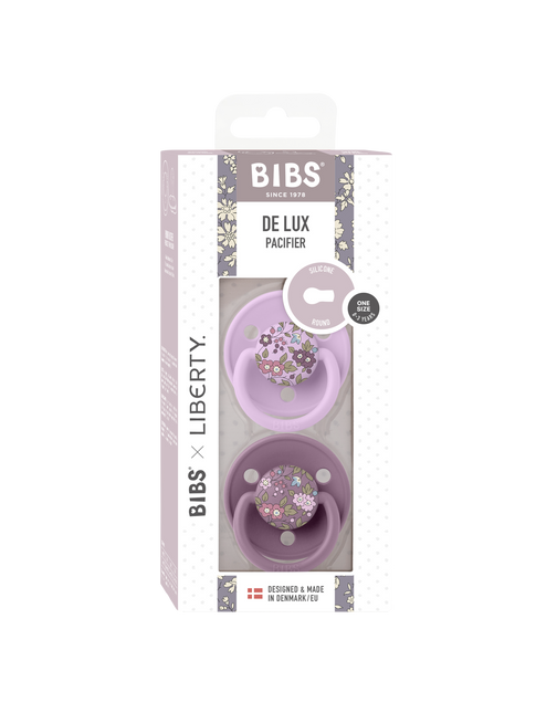 BIBS Teat Liberty De Lux Mauve 2St