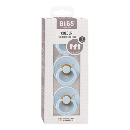 BIBS Speen Maat 1 Try - It Box Baby Blue - BIBS - Babywinkel - 5713795249282