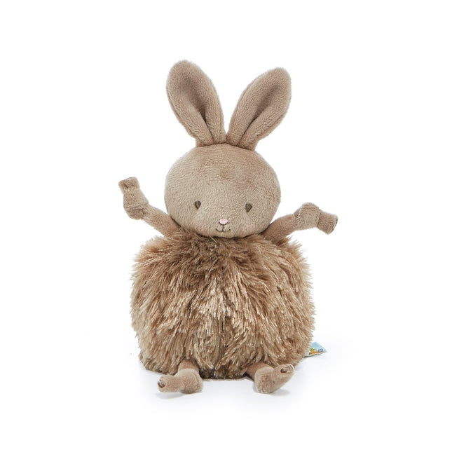 Bunnies By The Bay Knuffel Roly Poly Konijn Bruin 13cm - Bunnies By The Bay - Babywinkel - 843584023009