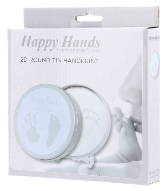 Dooky Afdrukset Happy Hands Rond Klei Blik - Dooky - Babywinkel - 5038278010099