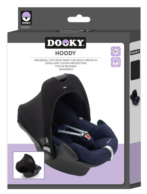 Dooky Maxi Cosi Zonnekap Hoody Zwart Zwart - Dooky - Babywinkel - 5038278982914