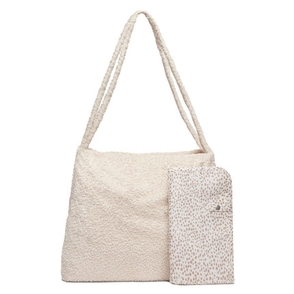 Borsa per pannolini Jollein Shopper Boucle Naturale