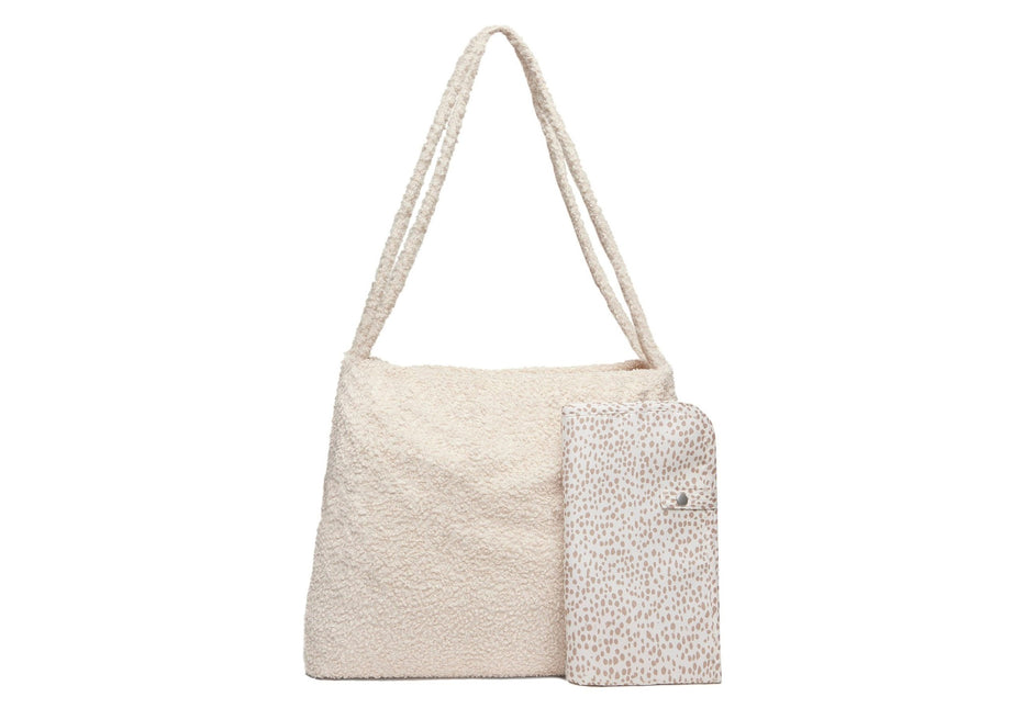 Borsa per pannolini Jollein Shopper Boucle Naturale