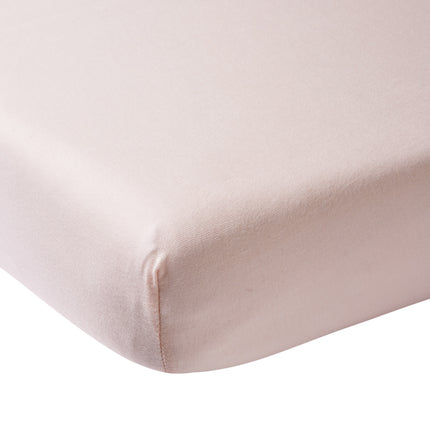 Meyco Lenzuolo a pieghe Jersey Rosa chiaro 40x80/90 cm