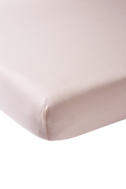 Meyco Lenzuolo a pieghe Jersey Rosa chiaro 40x80/90 cm