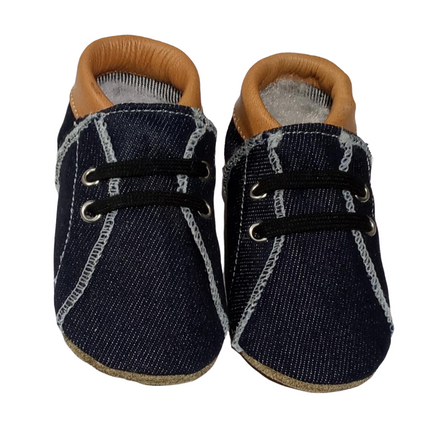 Baby Dutch Baby Shoes Denim Cognac