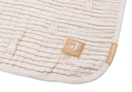 Coperta per culla Jollein Miffy Stripe Biscuit 75X100cm