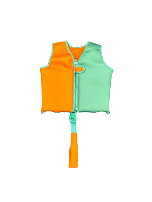 Swim Essentials Gilet da bagno arancione verde 3-6 anni